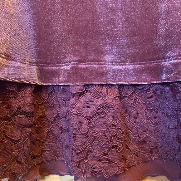 EUC Sundance Grace Velvet & Lace Tunic top - Picture 5 of 6